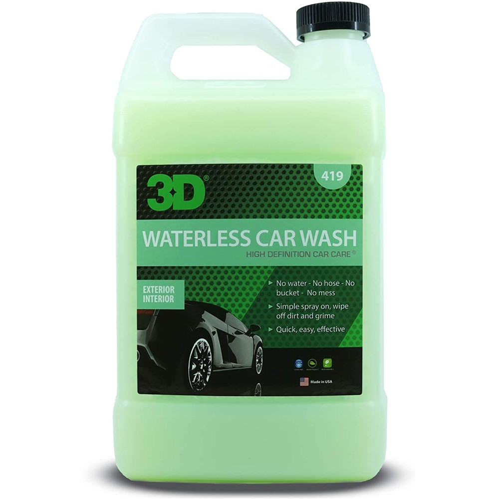 Solutie pentru spalarea masinii fara apa 3D Waterless Car Wash 3.78L_3dproducts.ro